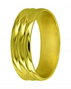 Hejral snubní prsten A 2 žluté zlato