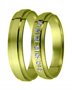 Hejral snubní prsten D 19 žluté zlato