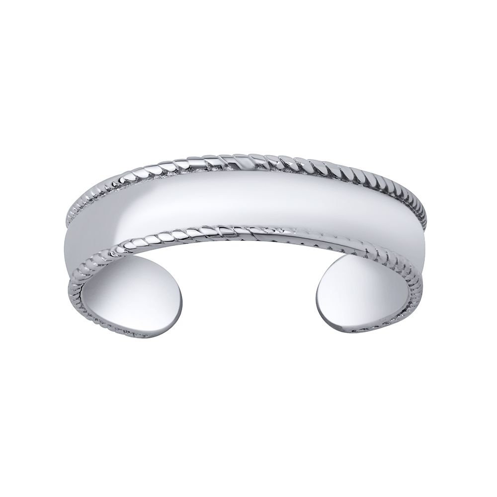 SILVEGO Otevřený stříbrný prsten na nohu Sandy PRM11661R
