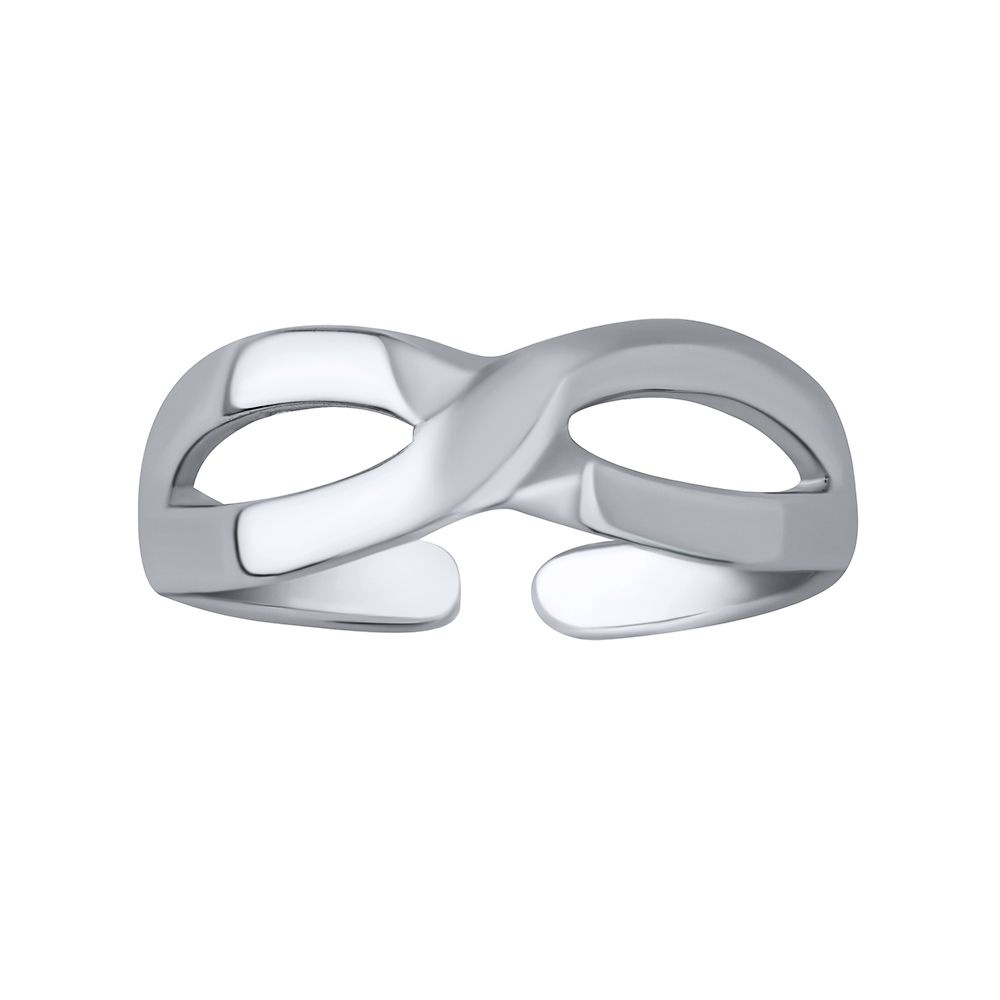 SILVEGO Stříbrný prsten na nohu Infinity Ursula PRM11662R