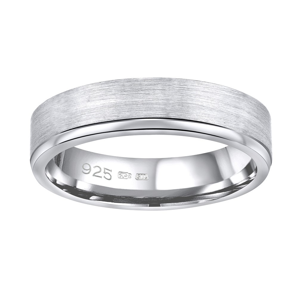 SILVEGO Snubní stříbrný prsten MADEIRA QRG4164M