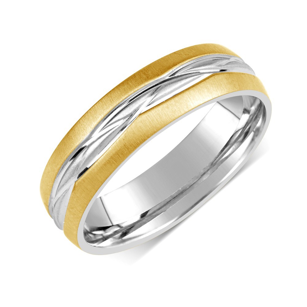 L'AMOUR snubní prsten pro muže i ženy z chirurgické oceli RRC191